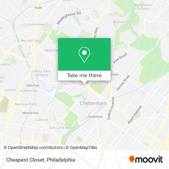Cheapest Closet map