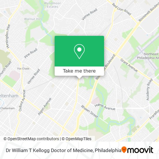 Mapa de Dr William T Kellogg Doctor of Medicine