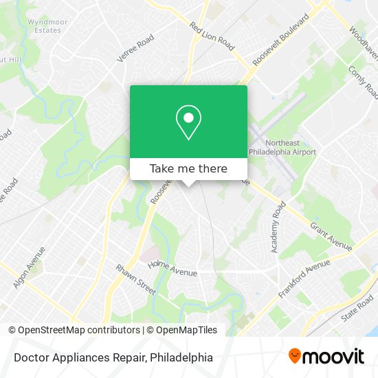 Mapa de Doctor Appliances Repair