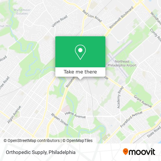 Orthopedic Supply map