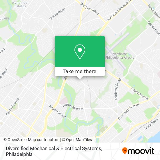 Diversified Mechanical & Electrical Systems map