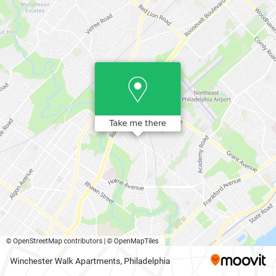 Mapa de Winchester Walk Apartments