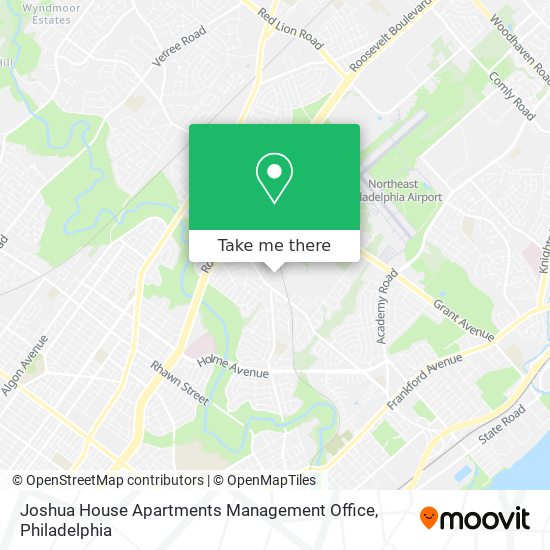 Joshua House Apartments Management Office map