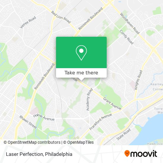 Laser Perfection map