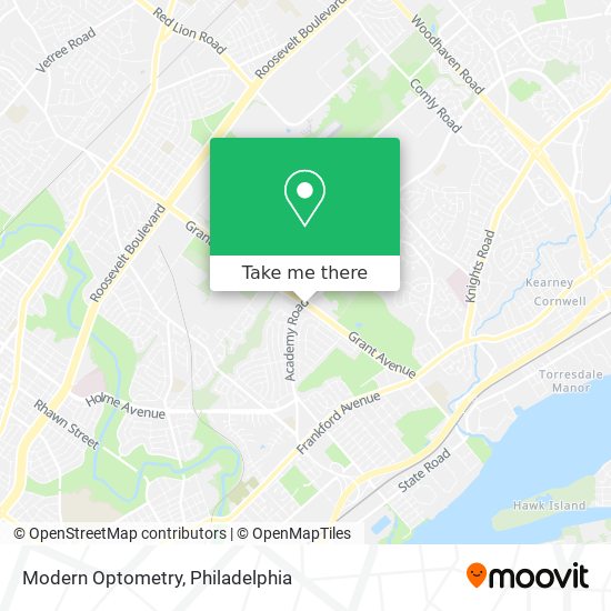 Modern Optometry map