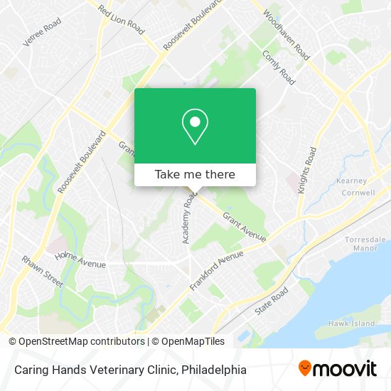 Mapa de Caring Hands Veterinary Clinic