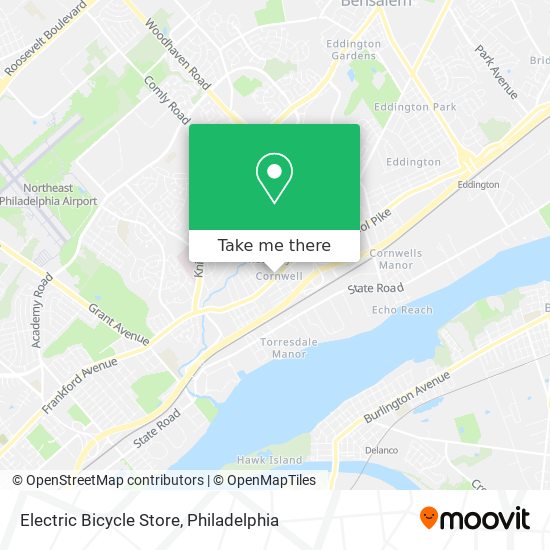 Mapa de Electric Bicycle Store