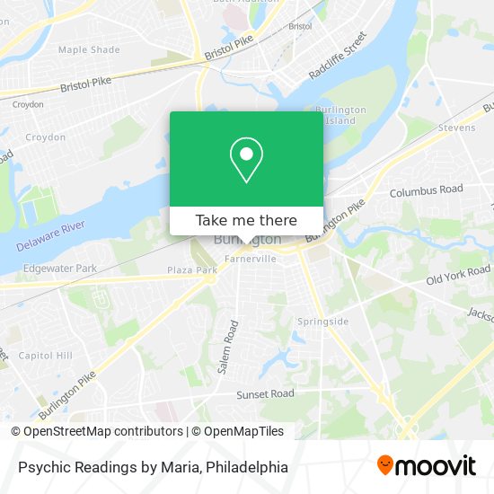 Psychic Readings by Maria map