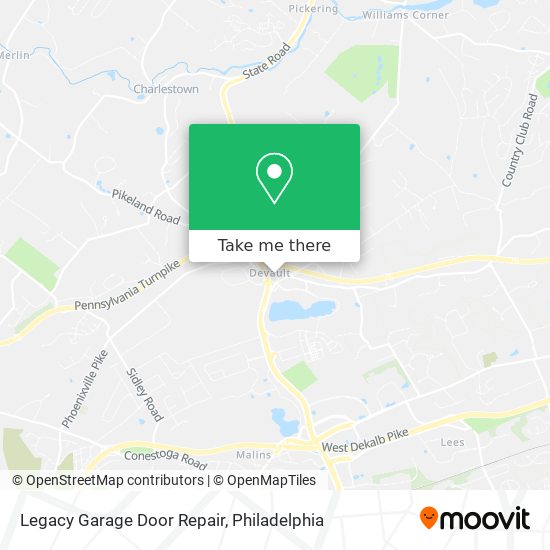 Legacy Garage Door Repair map