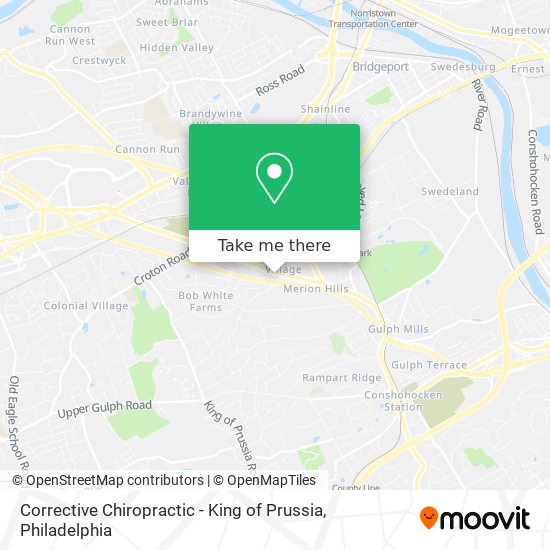 Corrective Chiropractic - King of Prussia map