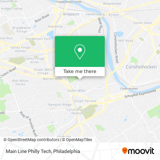 Mapa de Main Line Philly Tech