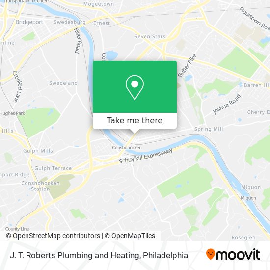 Mapa de J. T. Roberts Plumbing and Heating