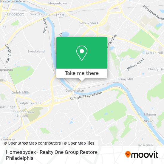 Homesbydex - Realty One Group Restore map