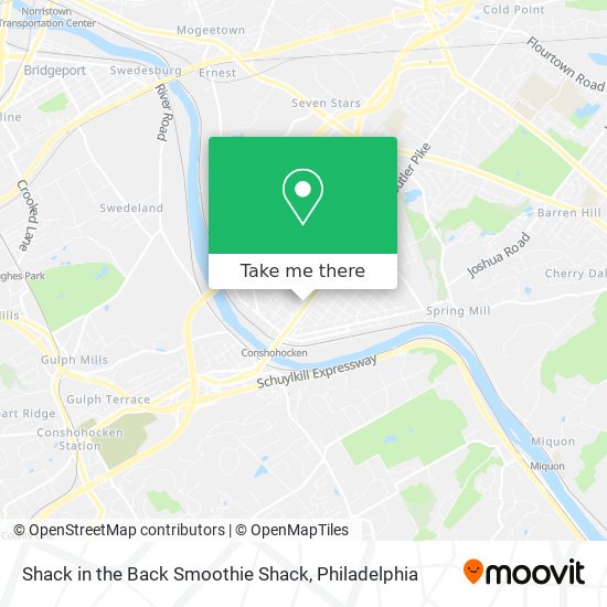 Mapa de Shack in the Back Smoothie Shack