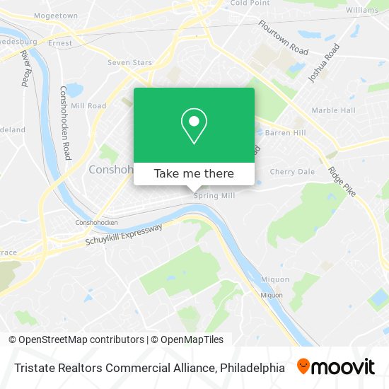 Tristate Realtors Commercial Alliance map