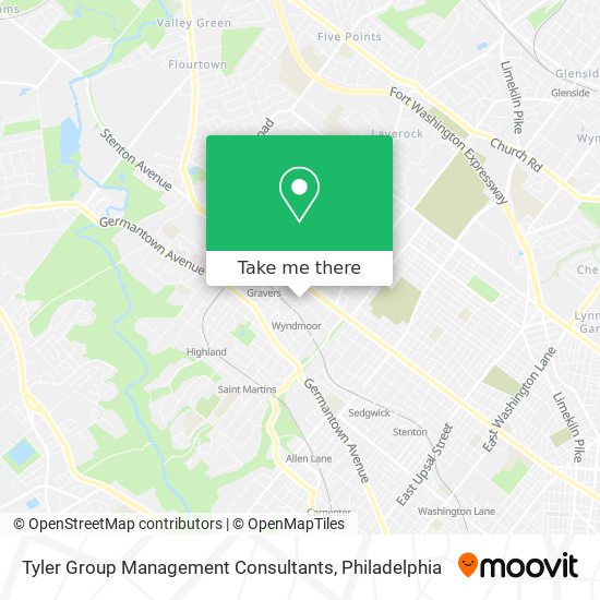 Tyler Group Management Consultants map