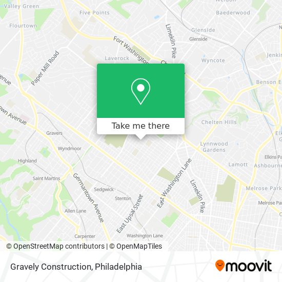 Gravely Construction map