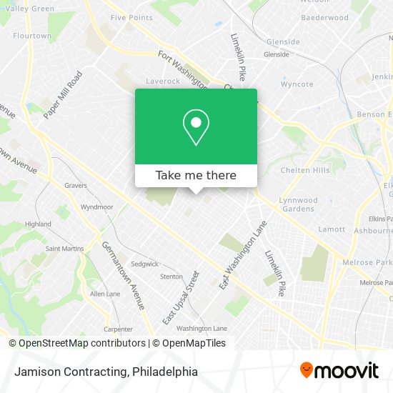 Jamison Contracting map