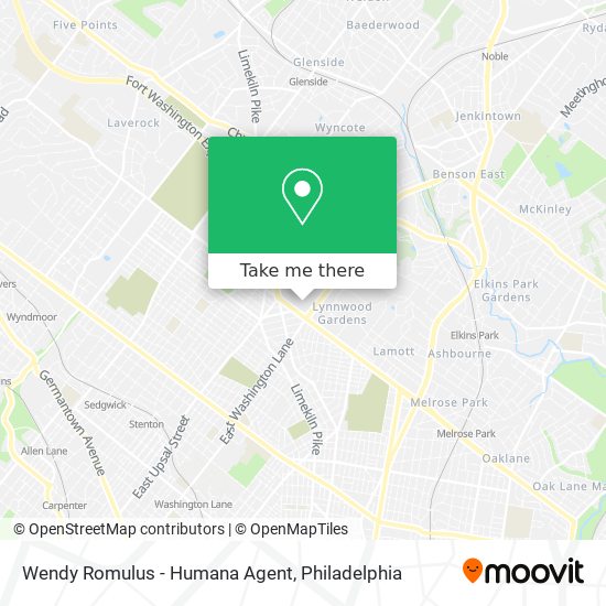 Wendy Romulus - Humana Agent map