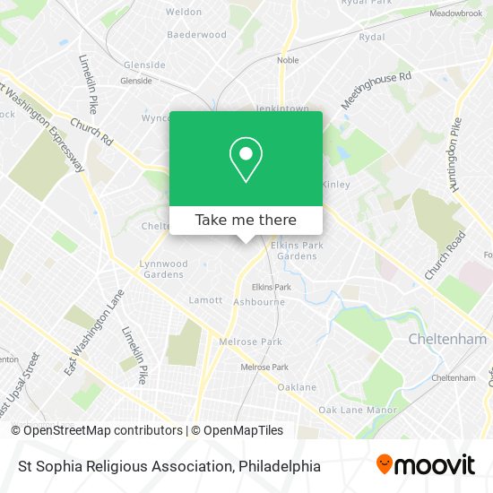 Mapa de St Sophia Religious Association