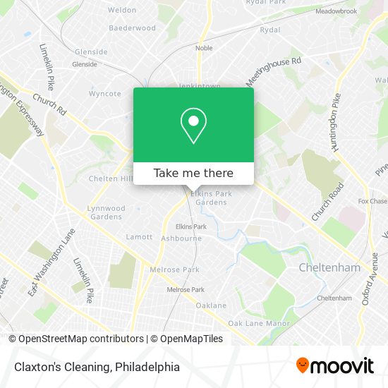 Claxton's Cleaning map