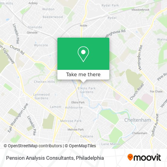 Mapa de Pension Analysis Consultants