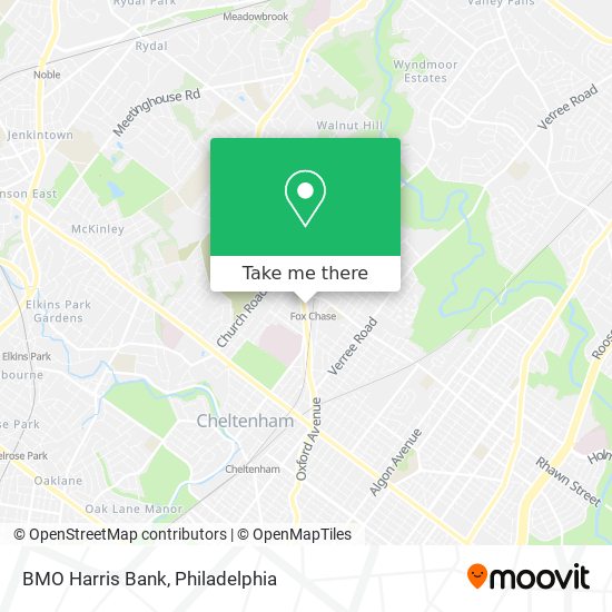 BMO Harris Bank map