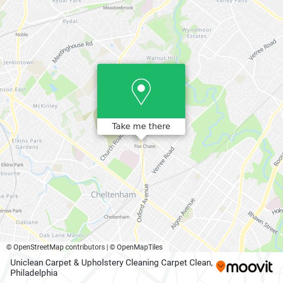 Uniclean Carpet & Upholstery Cleaning Carpet Clean map