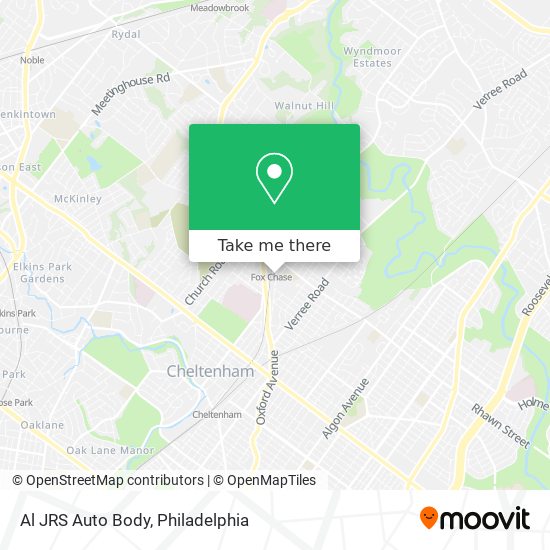 Al JRS Auto Body map