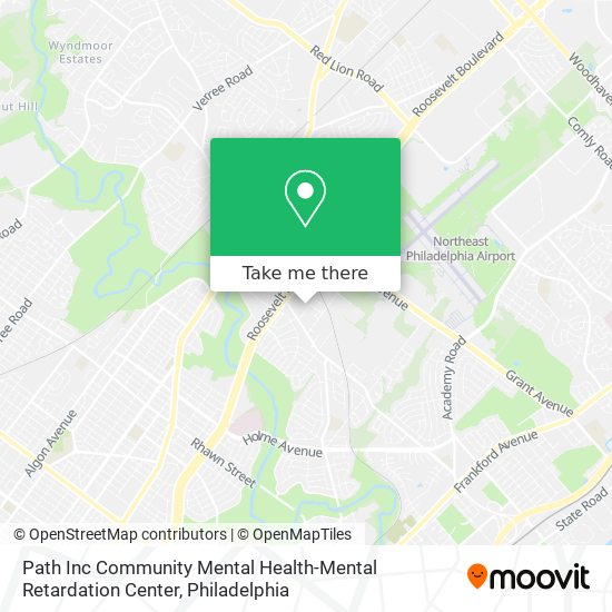 Path Inc Community Mental Health-Mental Retardation Center map