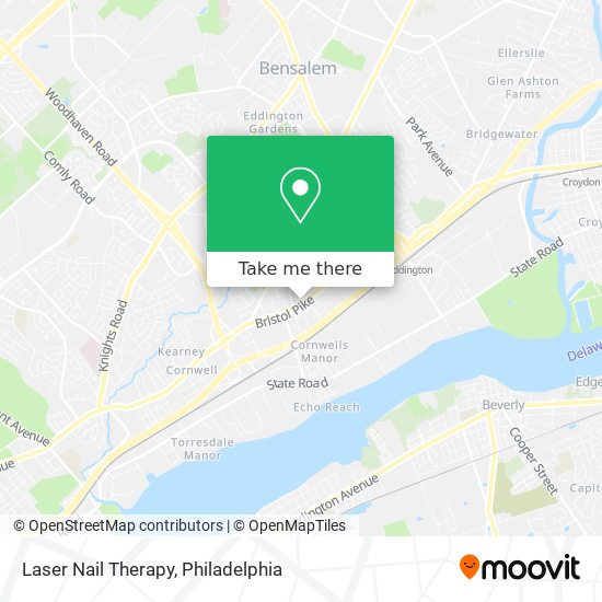 Laser Nail Therapy map