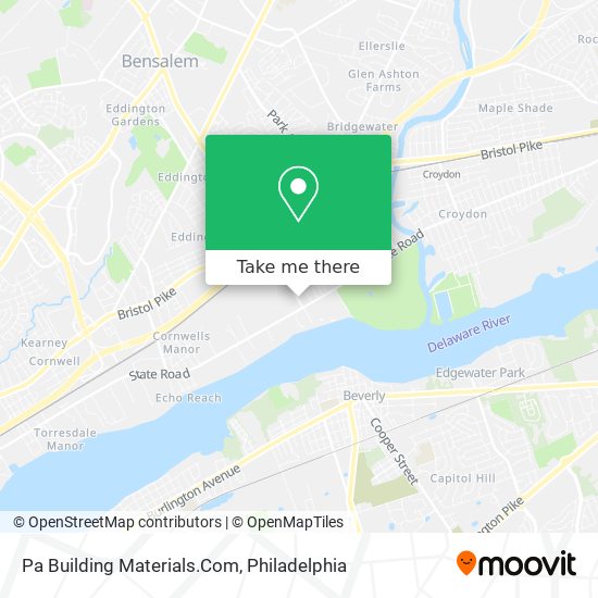 Mapa de Pa Building Materials.Com