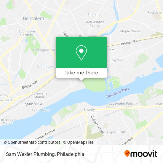 Sam Wexler Plumbing map