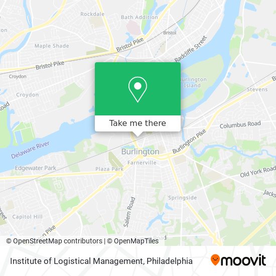 Mapa de Institute of Logistical Management