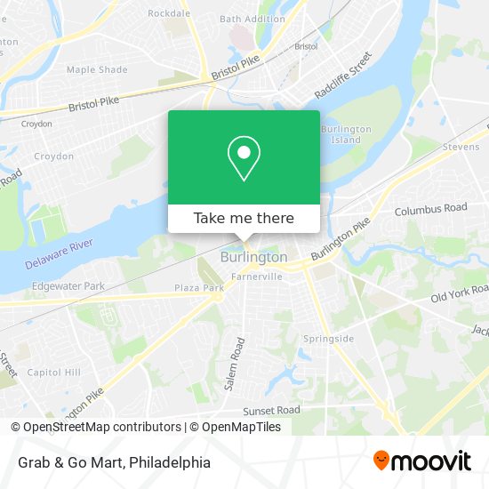 Mapa de Grab & Go Mart
