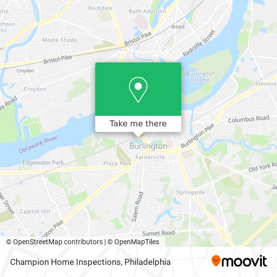 Mapa de Champion Home Inspections