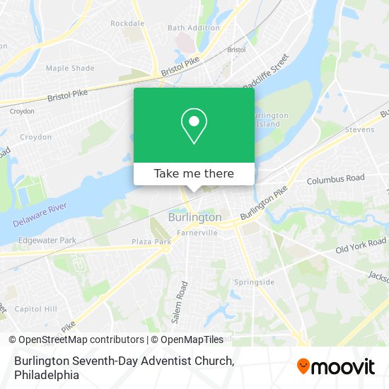 Mapa de Burlington Seventh-Day Adventist Church