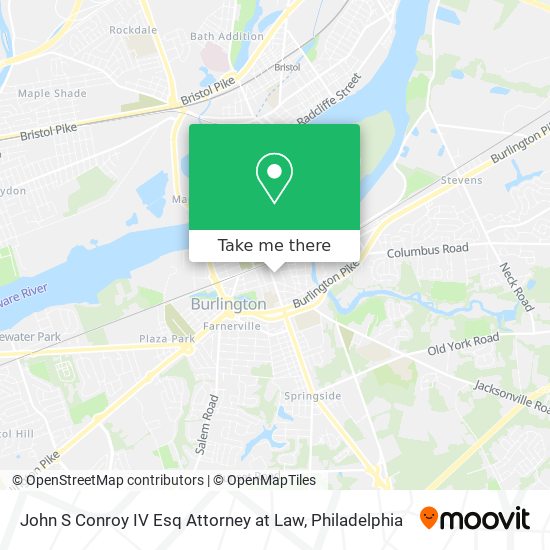 Mapa de John S Conroy IV Esq Attorney at Law