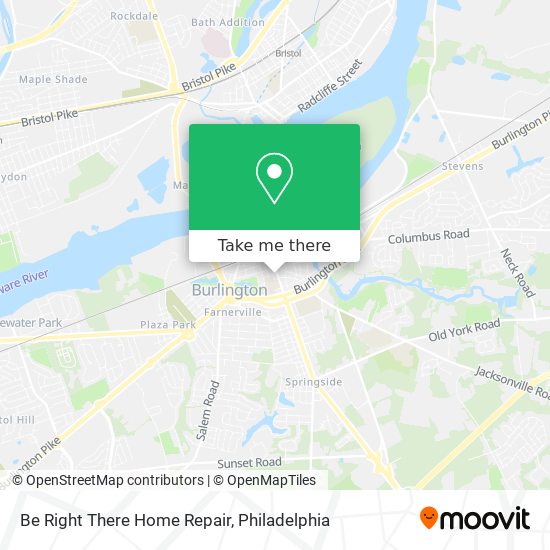 Mapa de Be Right There Home Repair