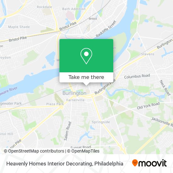 Heavenly Homes Interior Decorating map