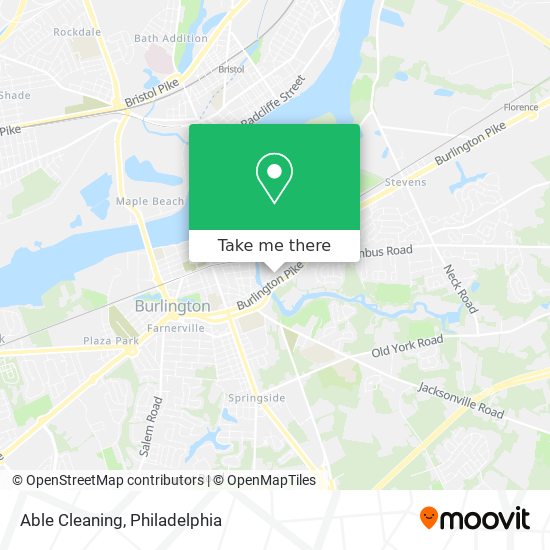 Able Cleaning map