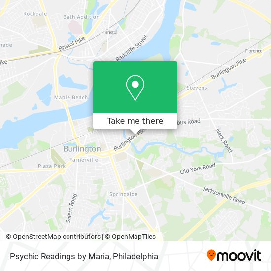 Psychic Readings by Maria map