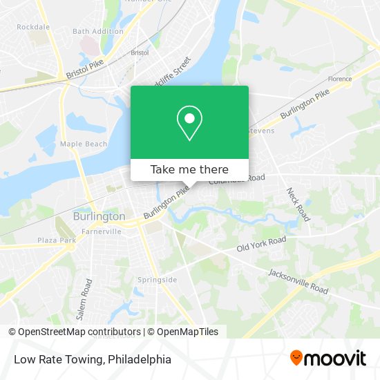 Low Rate Towing map