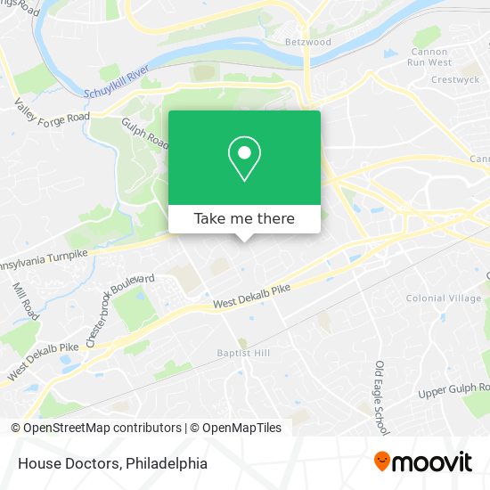 House Doctors map