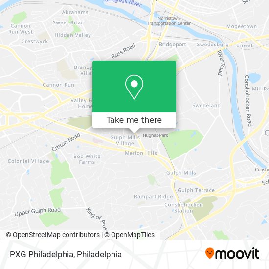PXG Philadelphia map