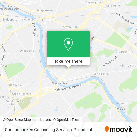 Mapa de Conshohocken Counseling Services