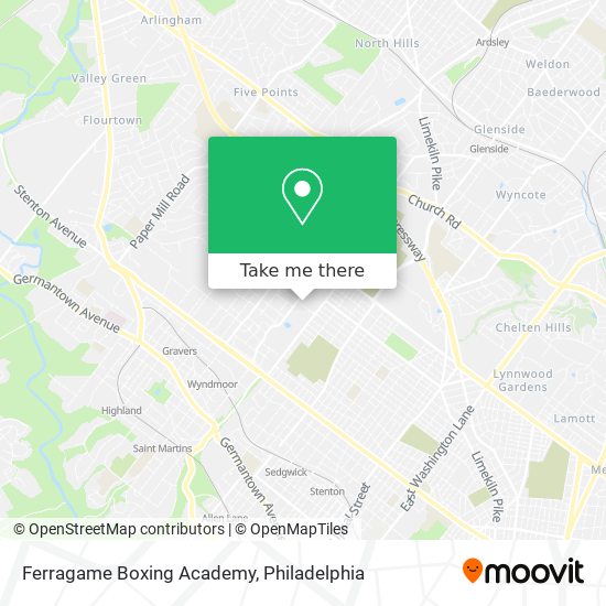 Ferragame Boxing Academy map