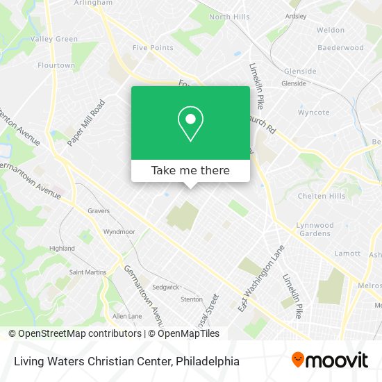 Living Waters Christian Center map