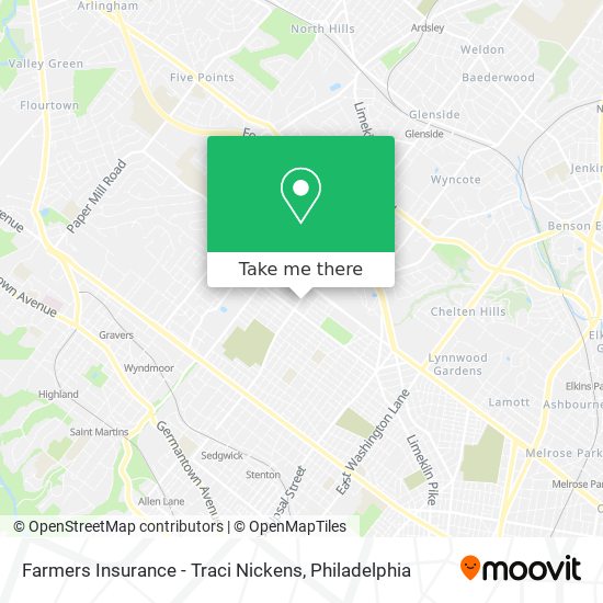 Farmers Insurance - Traci Nickens map