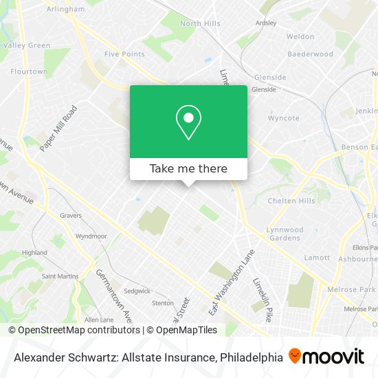 Alexander Schwartz: Allstate Insurance map